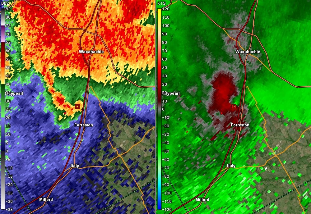 radar tornado May 3