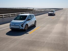2022 Bolt EV on the road