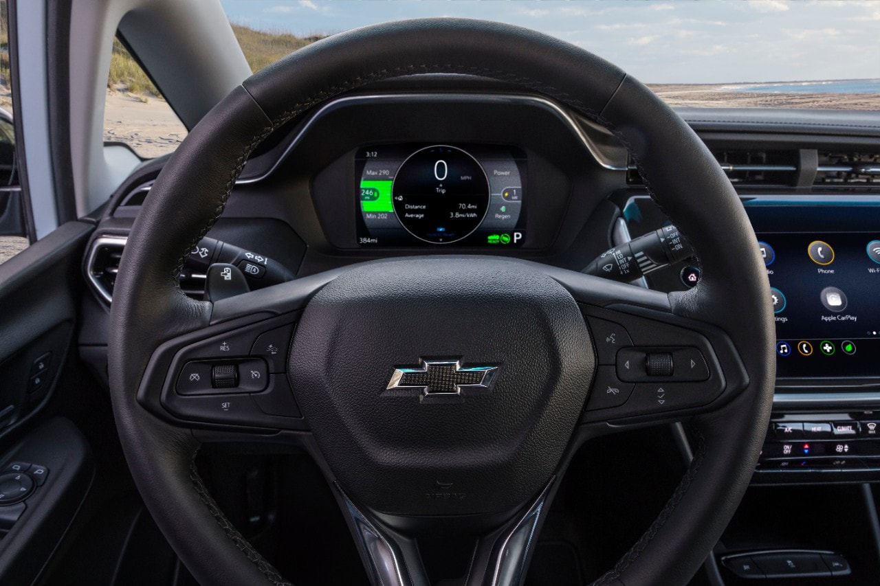 Bolt EV steering wheel