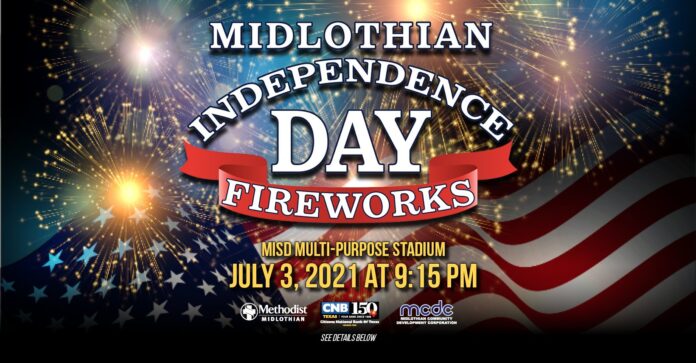 Midlothian 4th of July poster