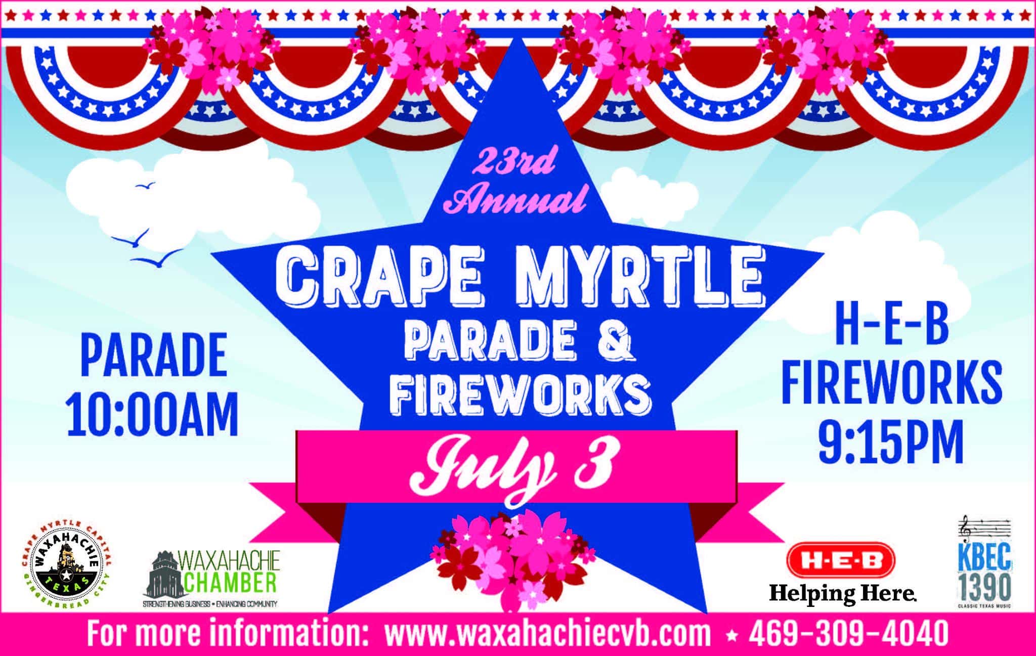 Crape Myrtle Parade poster