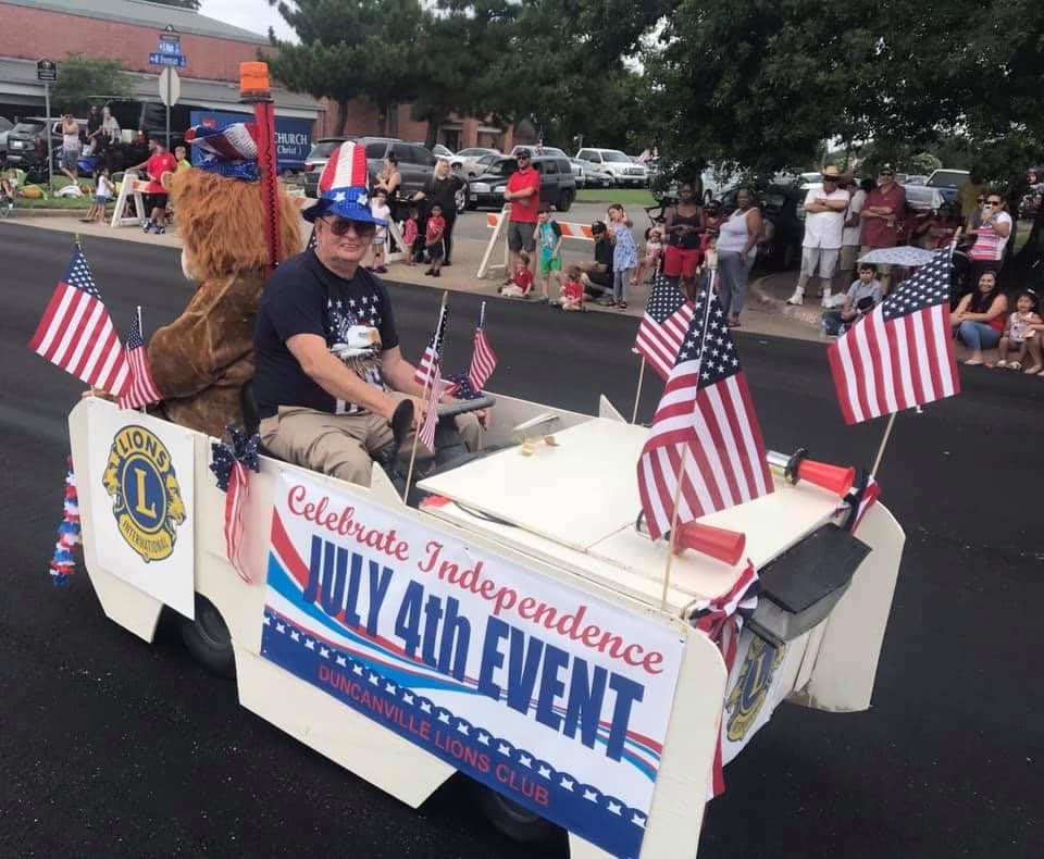 Two grand marshals lead Duncanville July 4th parade