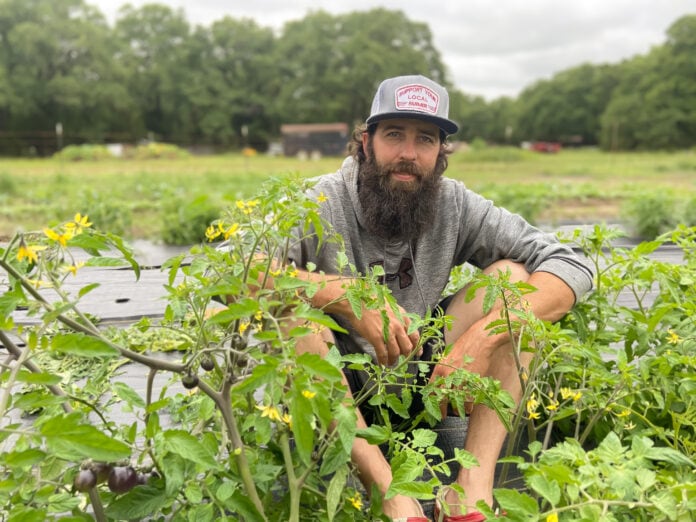 Caleb Back in field