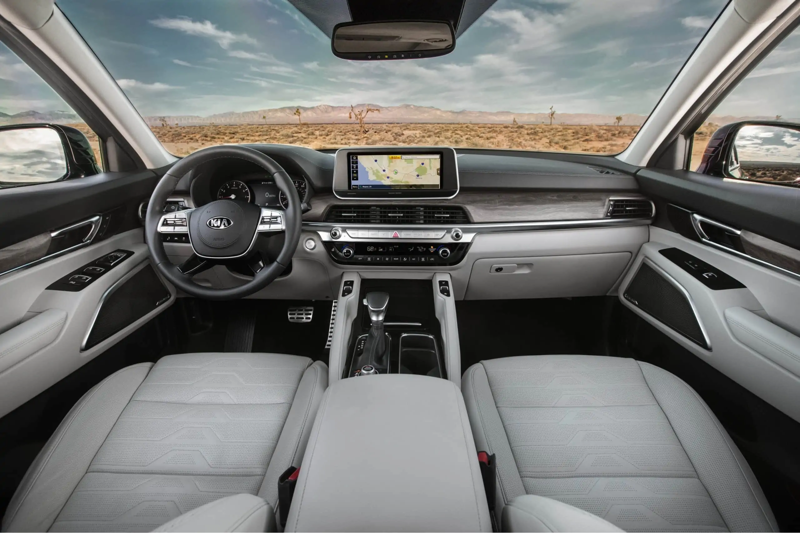 Interior of Kia Telluride