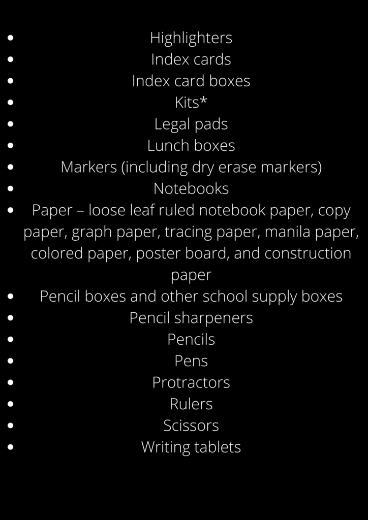 Texas Sales Tax Holiday August 6-8, Save $ On Clothes, School Supplies