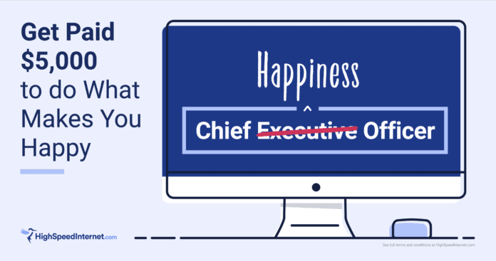 Chief Happiness Officer graphic