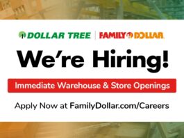 Family Dollar hiring poster