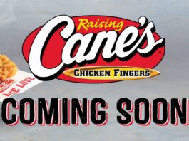 Raising Cane's coming soon
