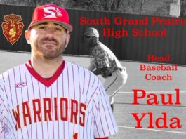 Paul Ylda in baseball uniform