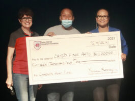 people holding check from CHEF