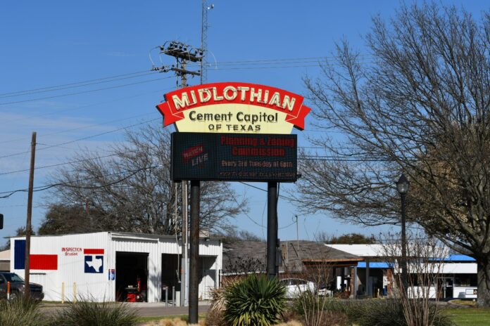 Midlothian sign