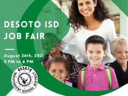 DeSoto ISD job fair poster
