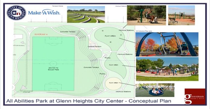 Glenn heights Park rendering