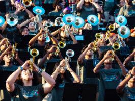 Duncanville marching band horn section