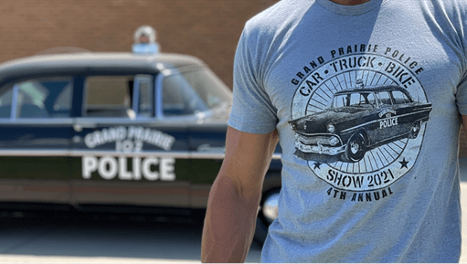 Grand Prairie car show t-shirt