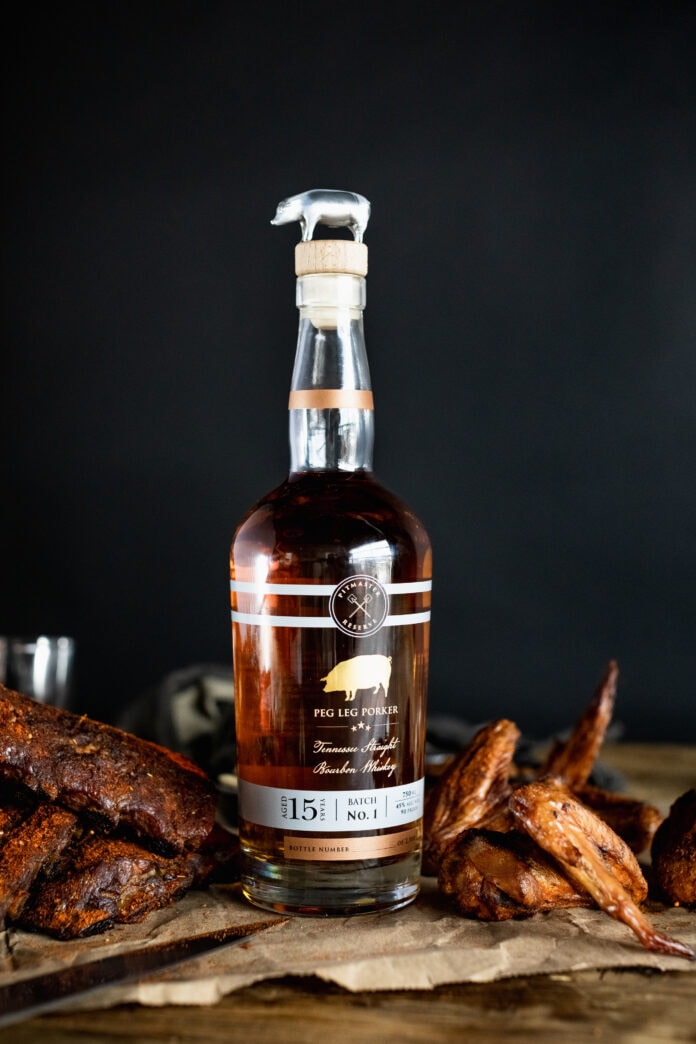 Peg Leg Porker bourbon with bbq