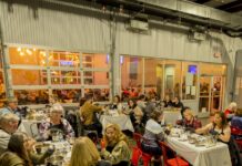 Goat Milk Soap Class at Cedar Hill Market ladies sitting at tables
