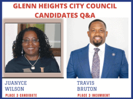 Glenn Heights election flyer