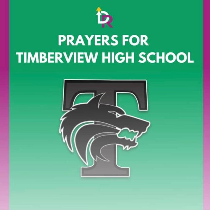 prayers for timberview poster