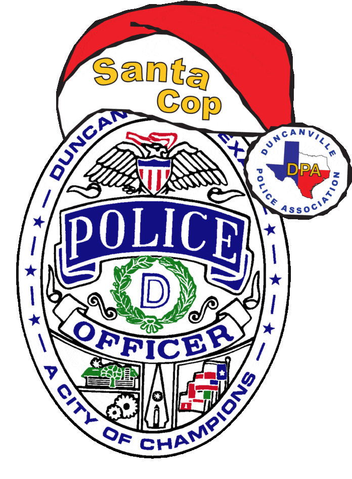 Duncanville Santa Cop logo
