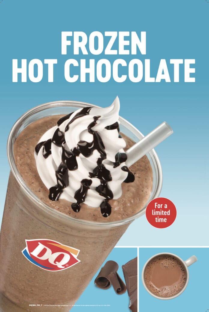 DQ frozen hot chocolate
