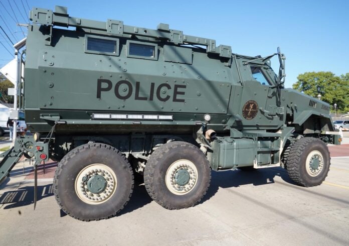 Mansfield SWAT vehicle