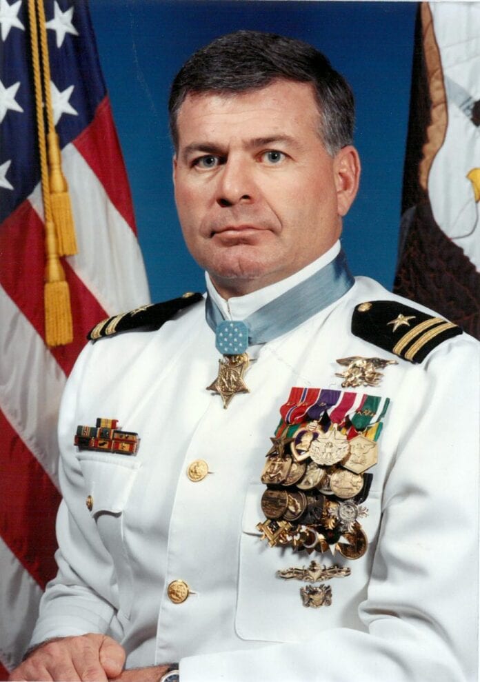 Mike Thornton in military uniform