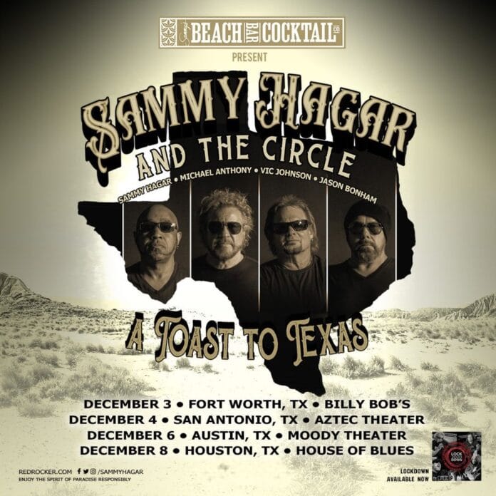 Sammy Hagar tour poster