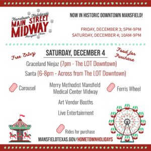 Hometown Holidays Saturday schedule