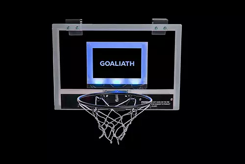 illuminated basketball goal