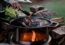 Gift Guide For Men: What To Get The Guy In Your Life For Christmas bacon cooking on griddl