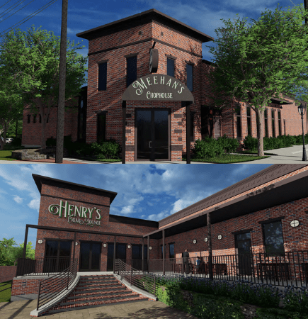 Meehans chop house rendering