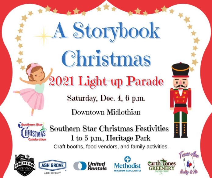 A Storybook Christmas flyer