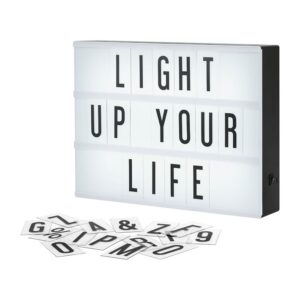 letter lightbox