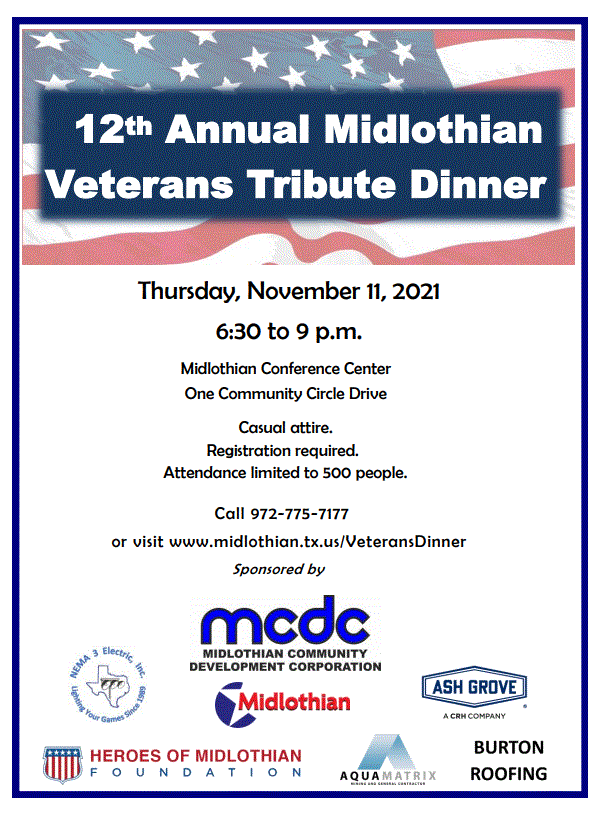 Midlothian veterans flyer