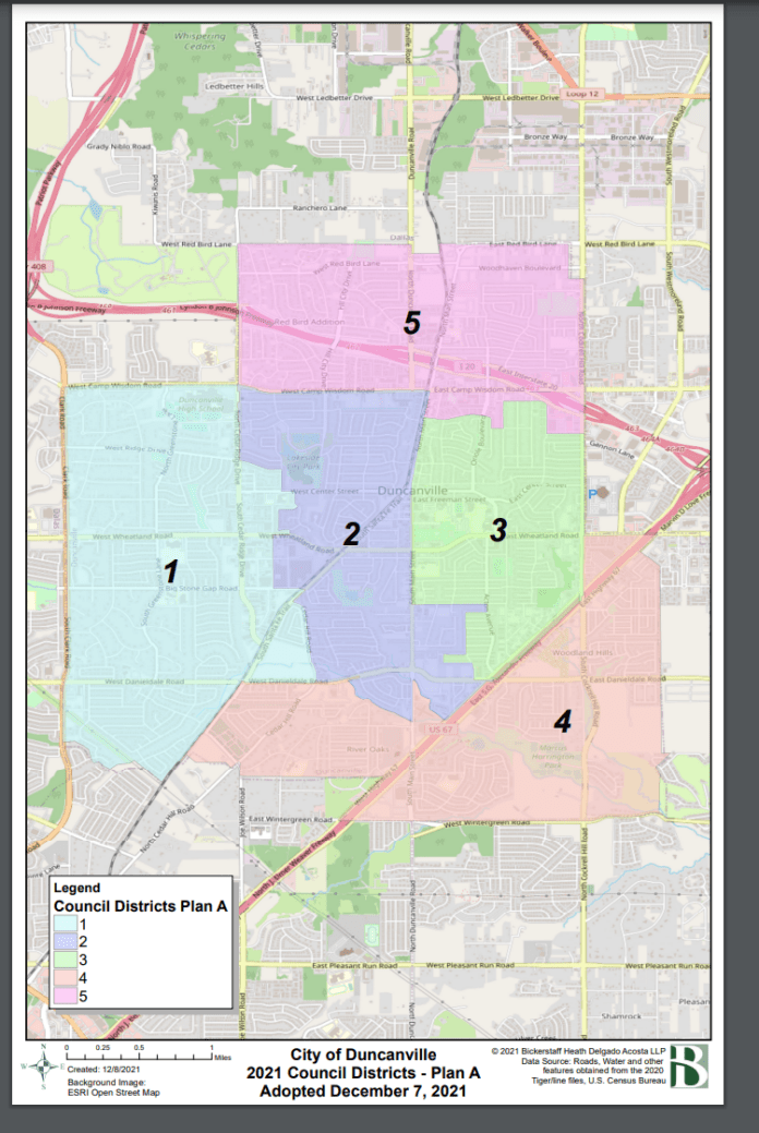 Duncanville District Map