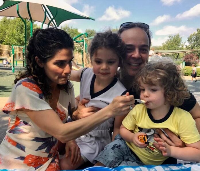 FD Amera Sergie and family woman man and two kids