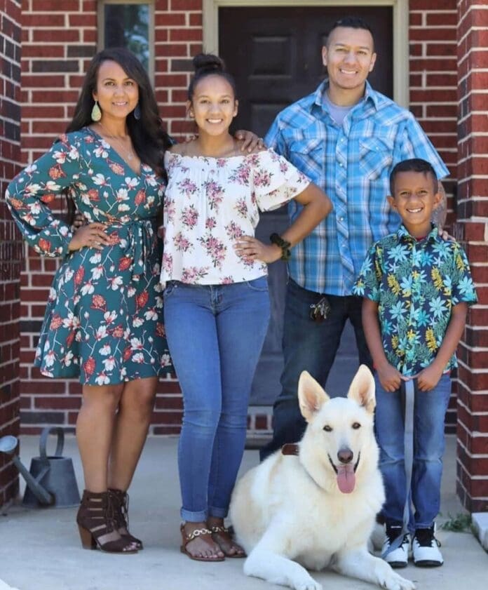 FD Captain A family man woman two kids and dog
