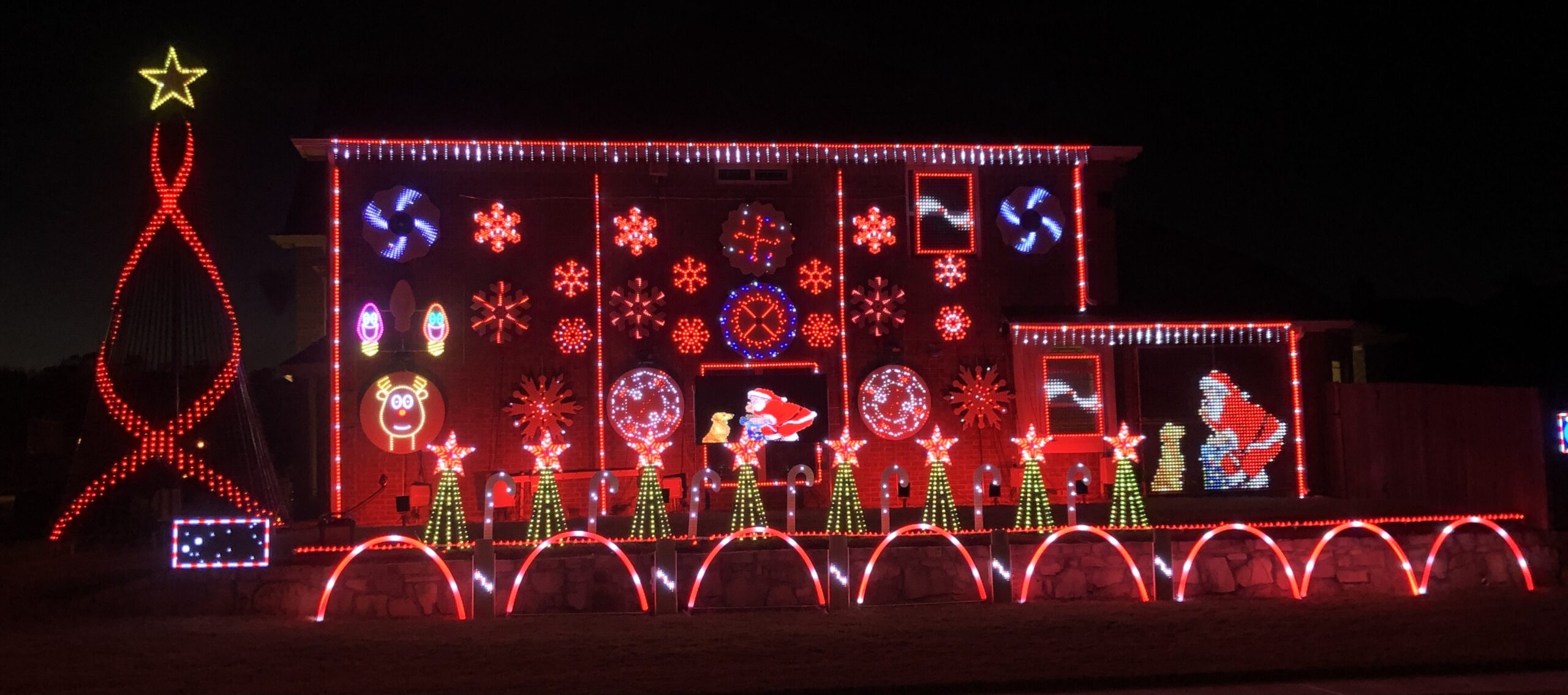 Christmas Lights Come To Lawson Farms In