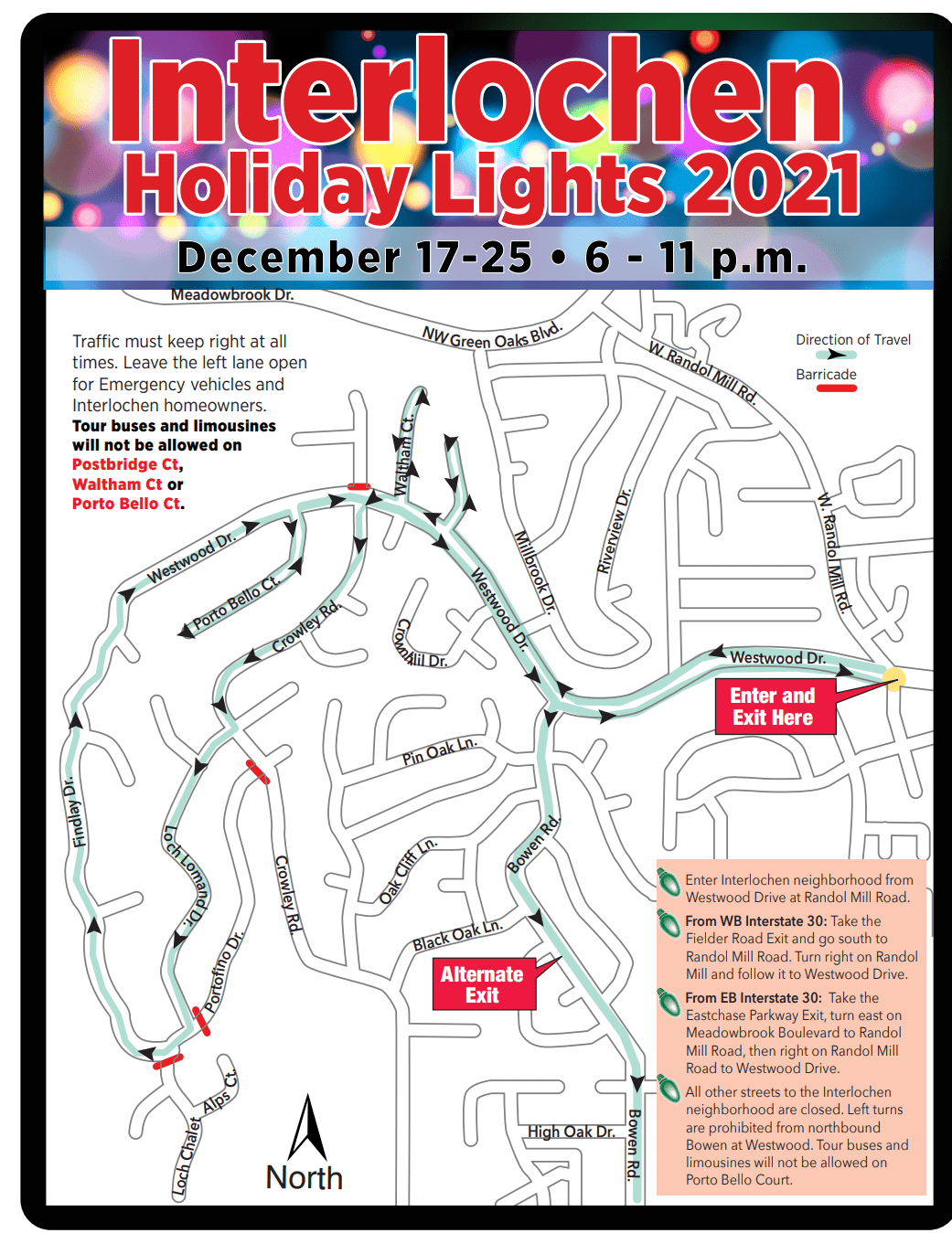 Interlochen lights map