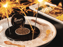 caviar on plate