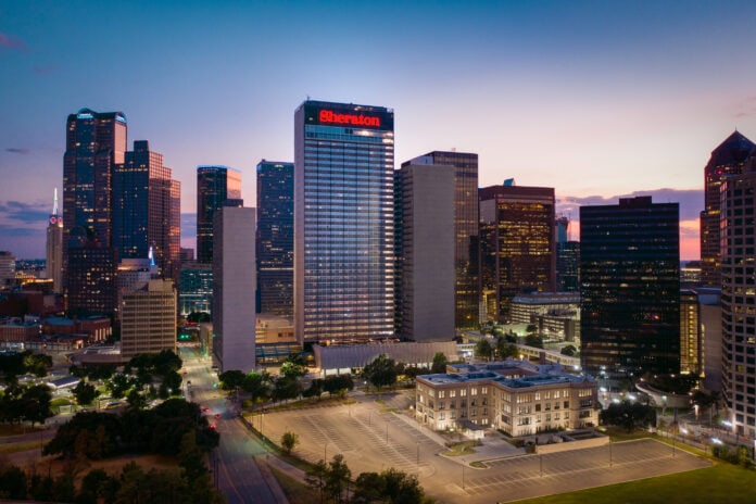 exterior of Sheraton Dallas