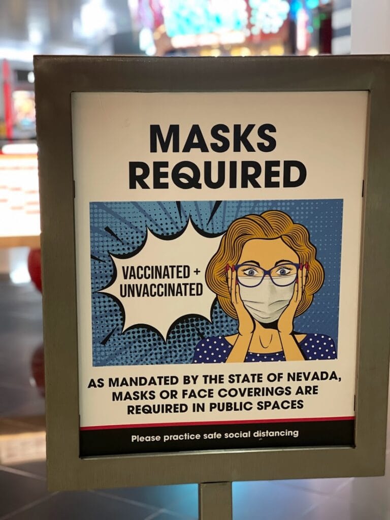 Masks required sign
