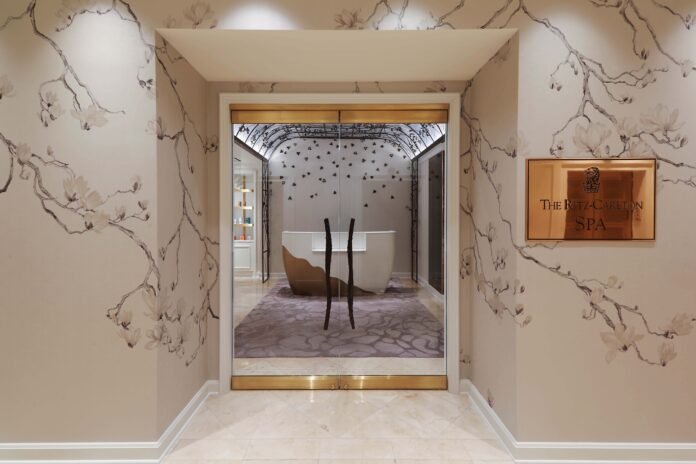 spa entrance at Ritz-Carlton Dallas