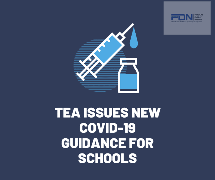 Flyer that says TEA new guidance