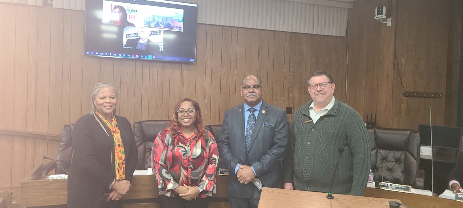 Lancaster Mayor and Council Members Recognized by TML