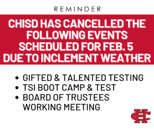 CHISD cancelation graphic