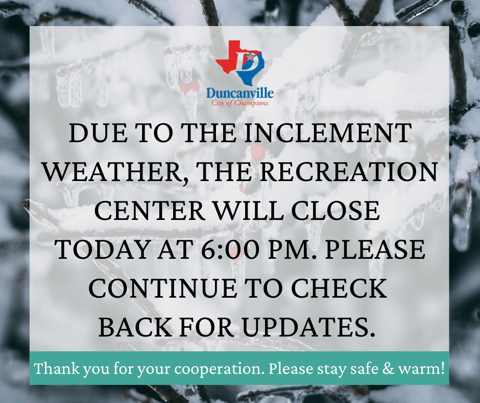 DFW Area Business Closures Due To Winter Weather - Focus Daily News