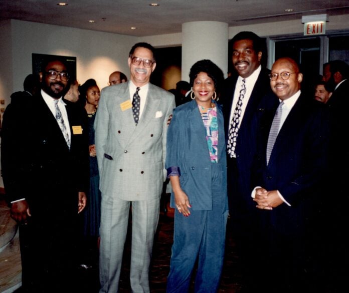 dignitaries at African American Museum