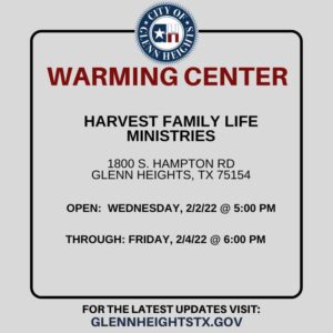 Glenn Heights Warming Center